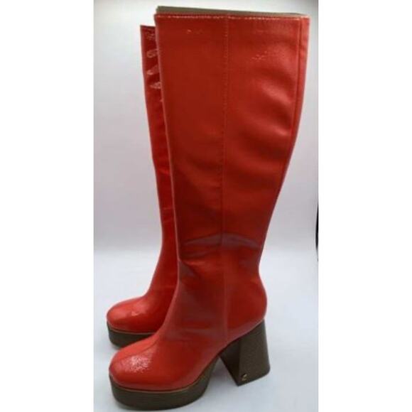 NWT Circus NY by Sam Edelman Women's Sandy Knee High Boot Poppy Orange Haze 7M - Picture 7 of 8